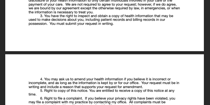 Notice of Privacy Practices and Client Rights