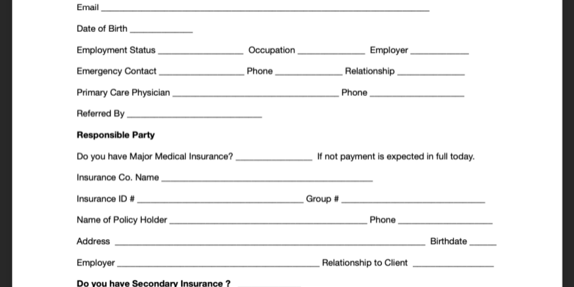 Intake Form